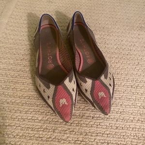- Rothys pointed toe flats Aztec design